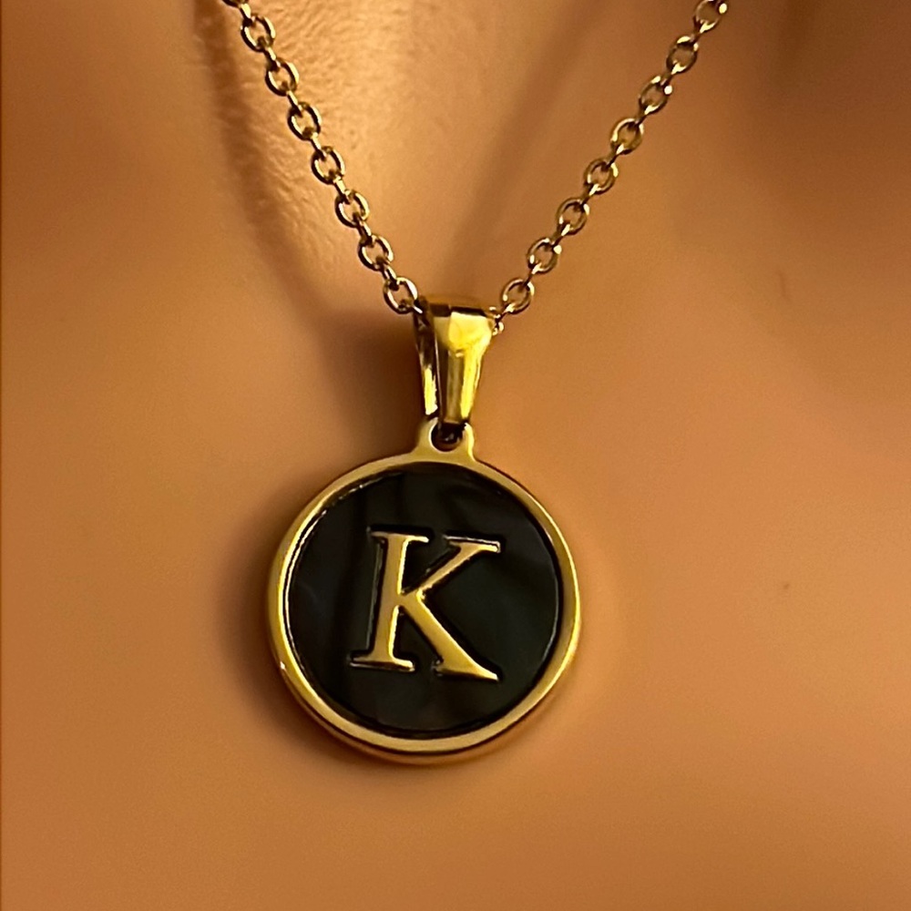 K Letter Necklace